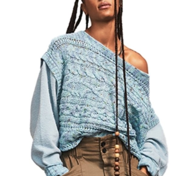 Free People Sweaters - ✨HP✨ NWT Free People Honey Cable Pullover Sweater